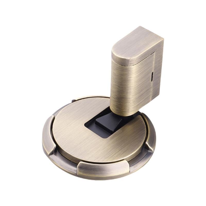 652F Windproof Metal Door Suction Mechanical Floor Door stop Wall Protector