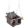Baby Swing 55.1lb Load Bearing Wooden Hanging Baby Swing Universal Baby Hammock Swing for Indoor