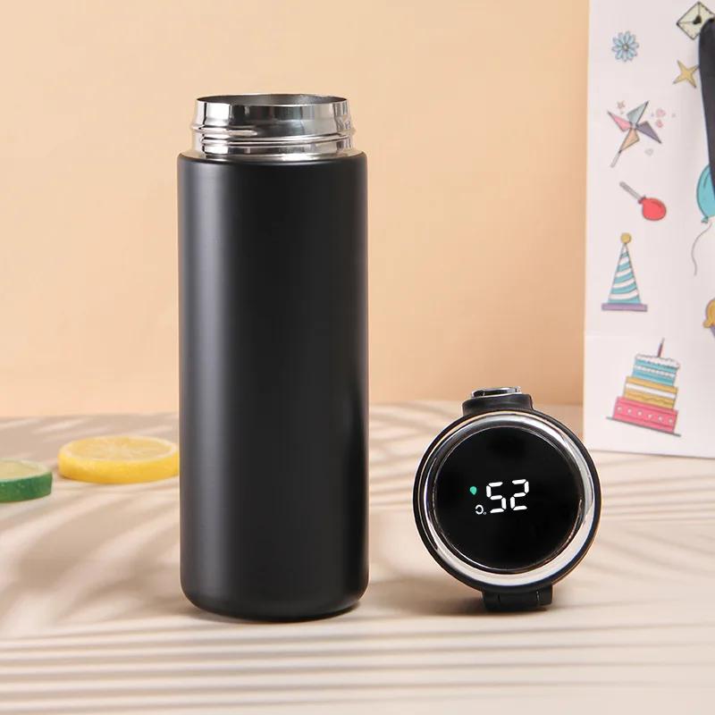 320/420ml Portable Stainless Steel Children's Thermal Cup LED Intelligent Temperature Display Suitable for Children's Couples