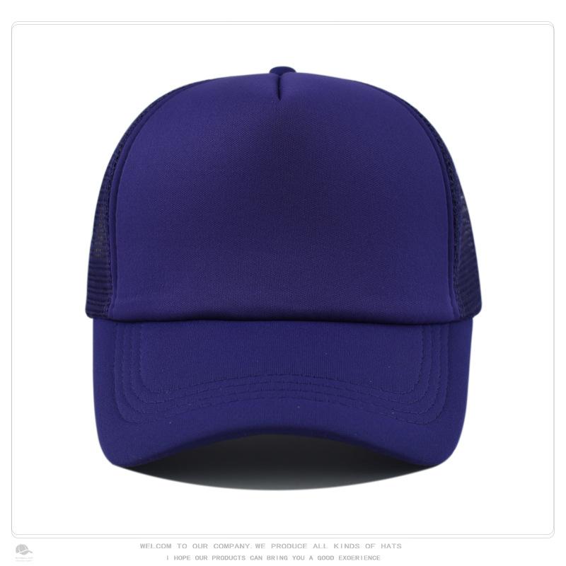 Sponge Baseball Cap, Mesh Cap, Outdoor Sun Protection, Breathable Men's and Women's Whiteboard Hat