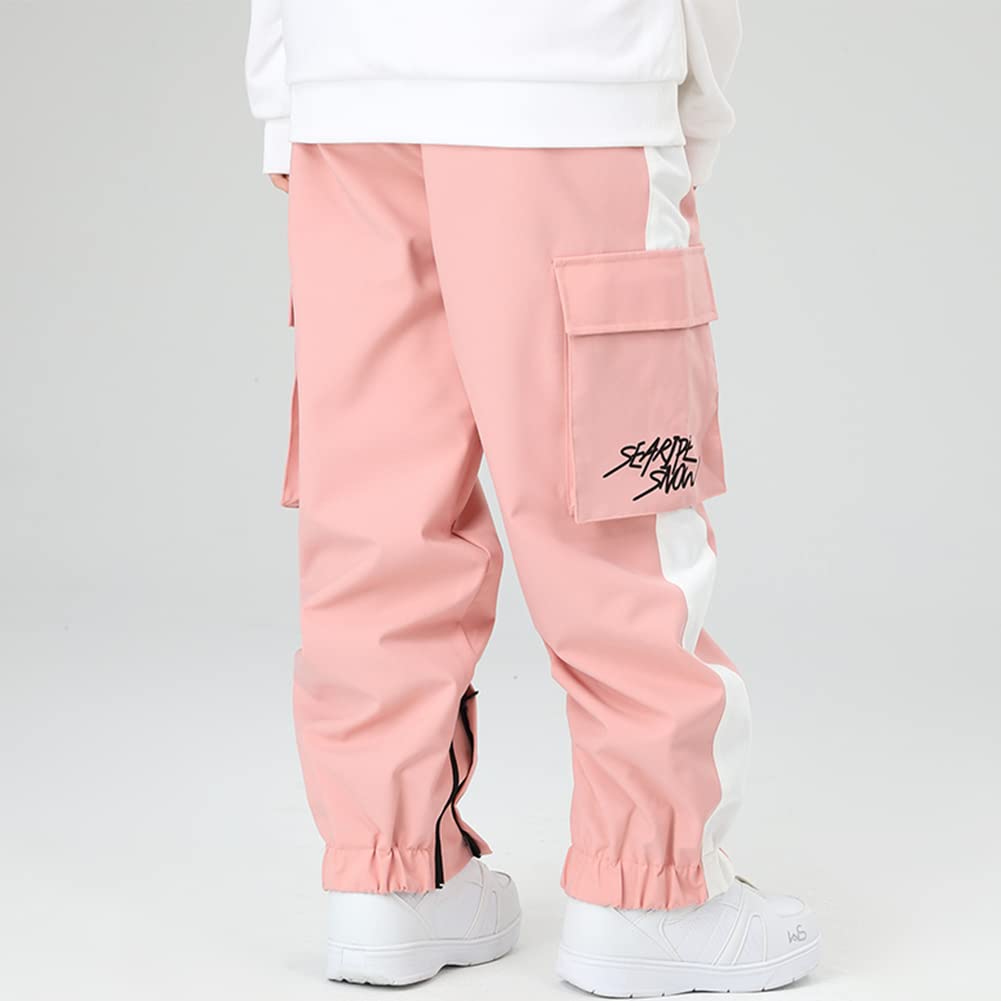 HOTIAN Snowboard Pants for Men and 6 5 Sizes Water Resistant to Abrasion and Women, Colors, (XS-XL), 10,000mm, Waterproof, Resistant, Warm, XYP-K2107