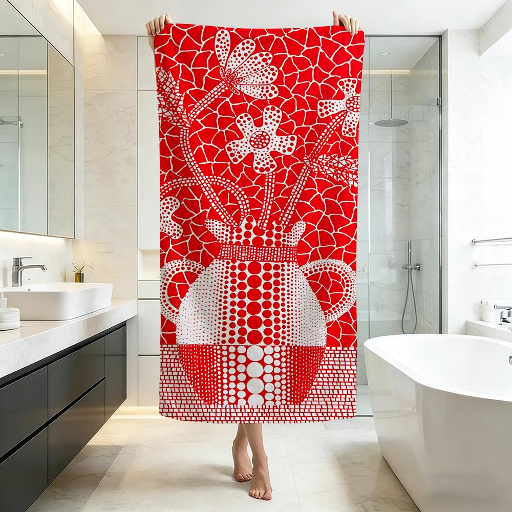 Fantastic Y-Yayoi KusamaS Towel Five-Star Hotel Quality Eco-Friendly Ultra Soft Thick Towels & Beach Towels