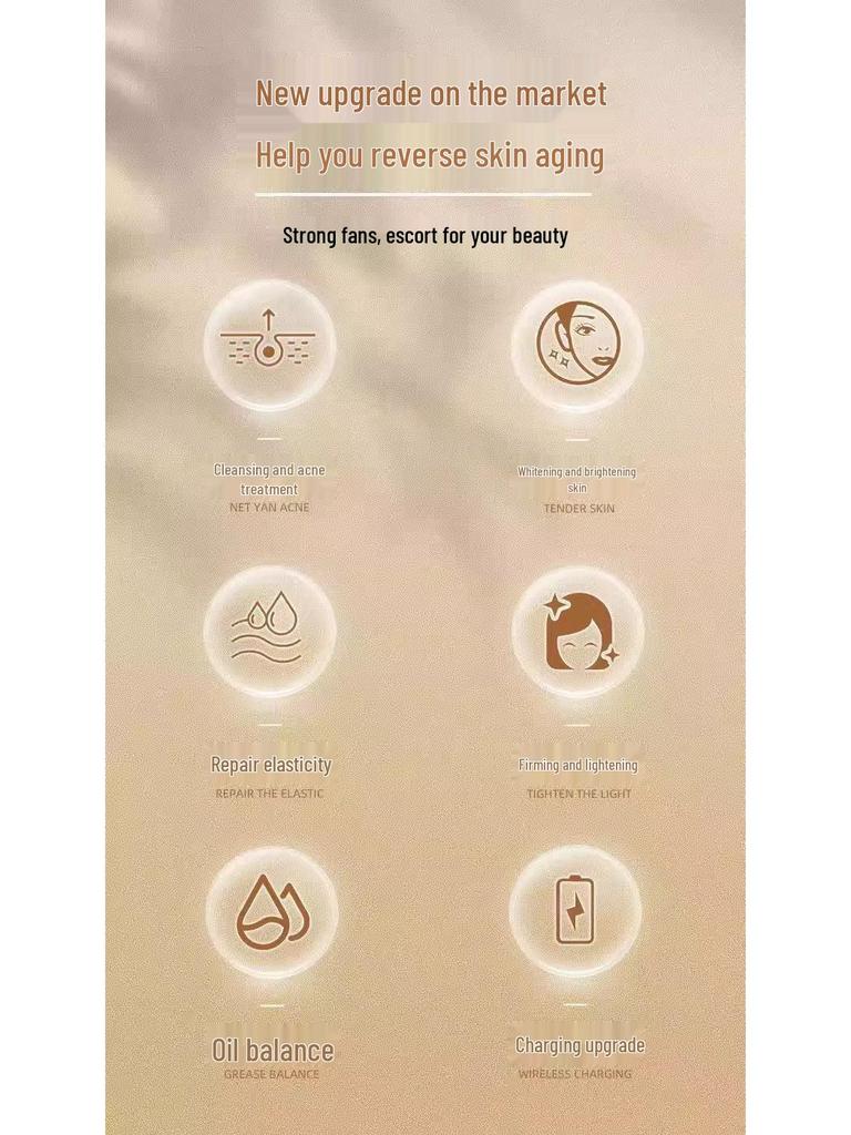 Multicolor LED Touchscreen Beauty Mask for Facial Rejuvenation