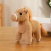 Cute Simulation Pony Doll Plush Toy Little White Horse Zodiac Horse Year Doll Children Accompany Soothing Doll