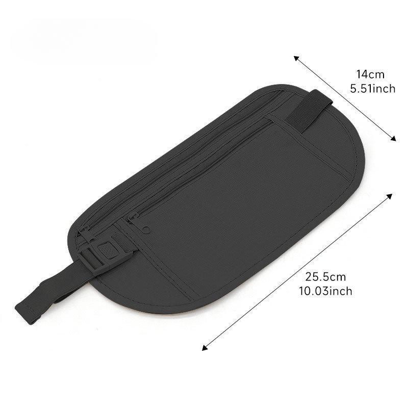 

1pcWaterproof Anti-theft Invisible Running Waist Bag Multi-functional Ultra-thin Travel Cell Phone Bag For Men Women Cycling Bag