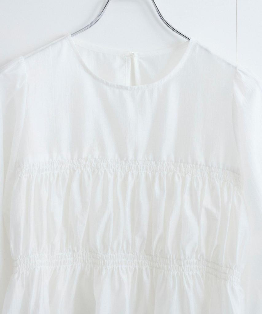 [BIS] Women's Shirred Blouse, Conmain (40)