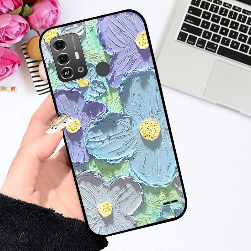 Cases For ZTE Blade A53 Pro Cute Astronaut Fashion Shockproof Soft Bumper For ZTE Blade A53 Pro Coque Funda Floral Coque Shell