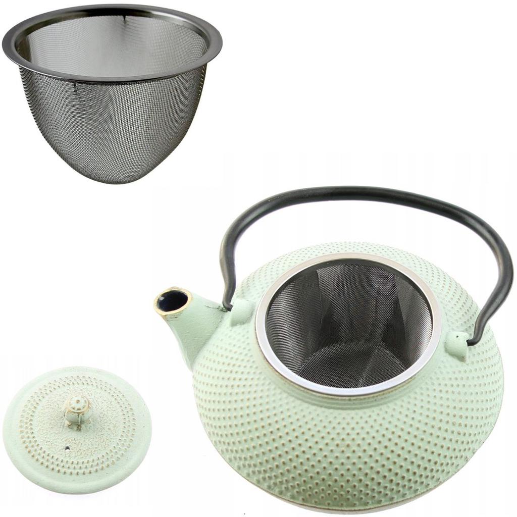 1.5L CAST IRON KETTLE TEMPERATURE WARMER + TEA INFuser