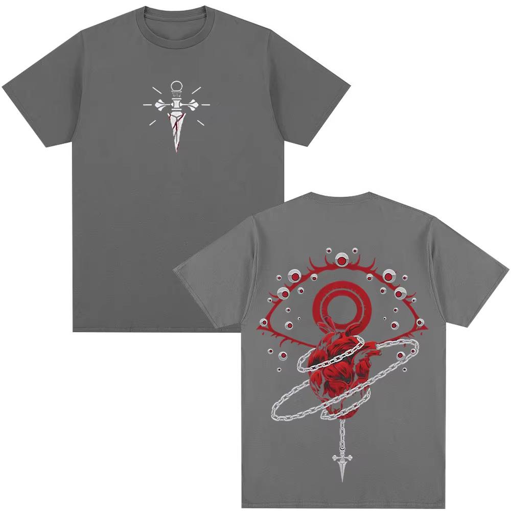 Anime Hunter X Hunter T Shirt Kurapika Phantom Troupe Short Sleeve T-shirt Men Women Summer Cotton Oversized T-shirts Streetwear