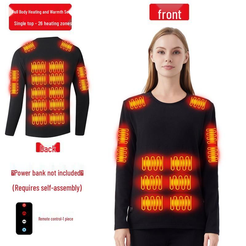 Winter 2025 Heated Thermal Suit for Men & Women - Thickened Electric Warm Underwear