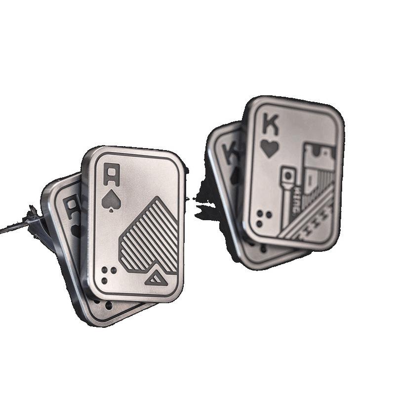 Pa Pa Coin Card Metal Decompression Sound Wave Handheld Toy