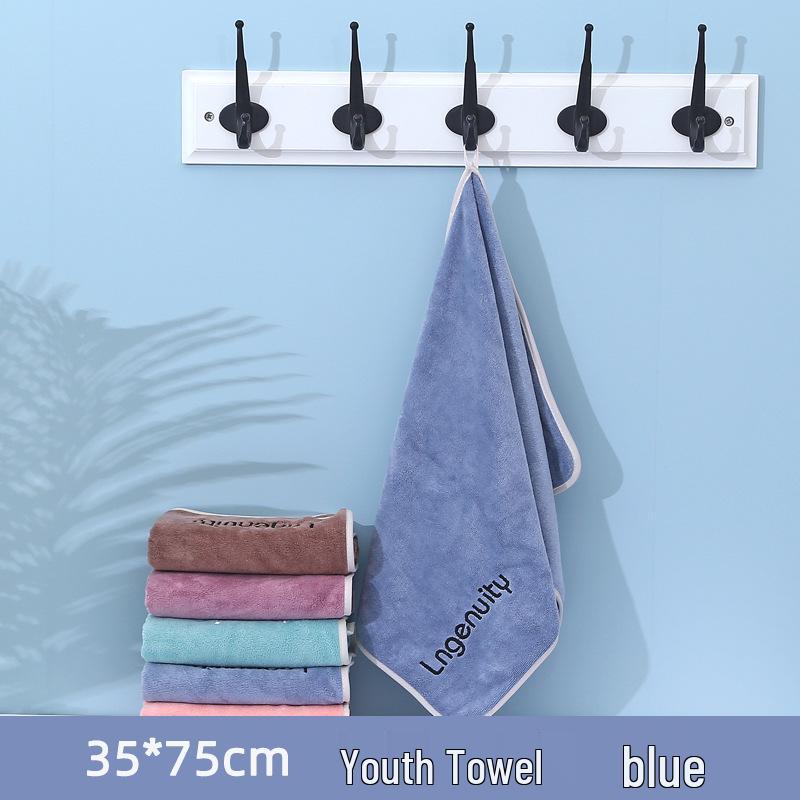 Absorbent Microfiber Towel - Quick-Drying, Thickened, Ideal for Car, Barber, Beauty Salon, and Head Wrap Uses