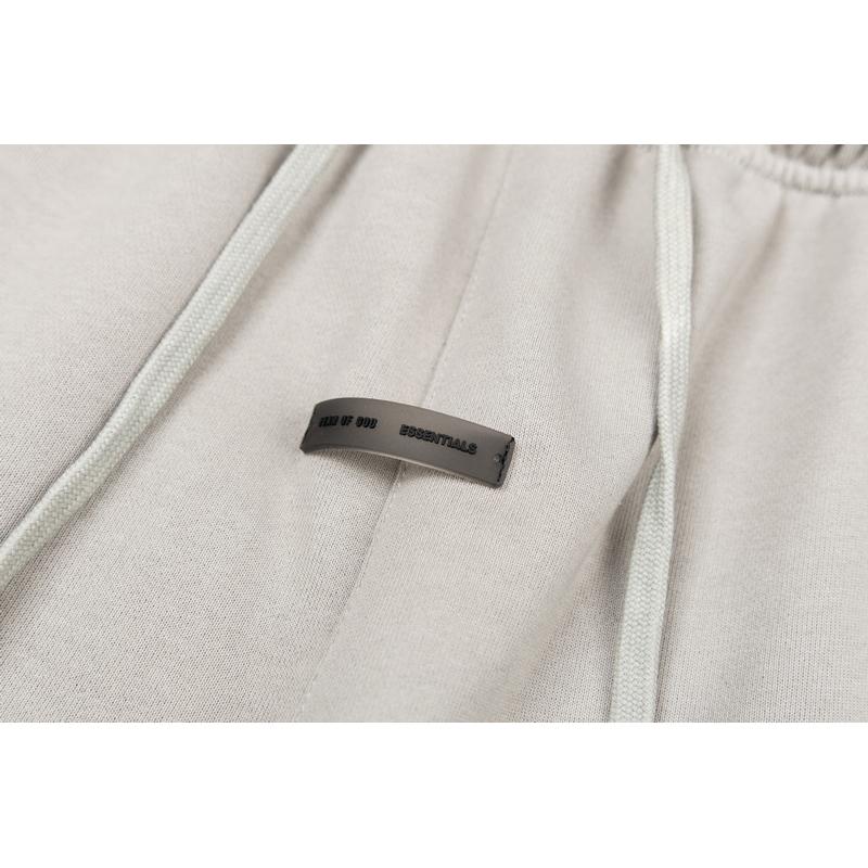 Fear Of God Essentials Herren Locker Übergröße Baumwolle Sportshorts Kordelzug Sommer Streetwear Knielang Jogginghose