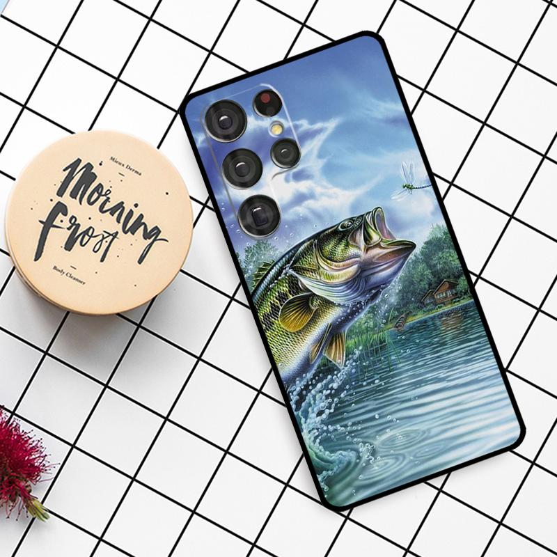 Art Fishing Lure Case For Samsung Galaxy S25 Ultra S23 S22 S21 S20 S24 Ultra S9 S10 Plus S25 FE Phone Cover