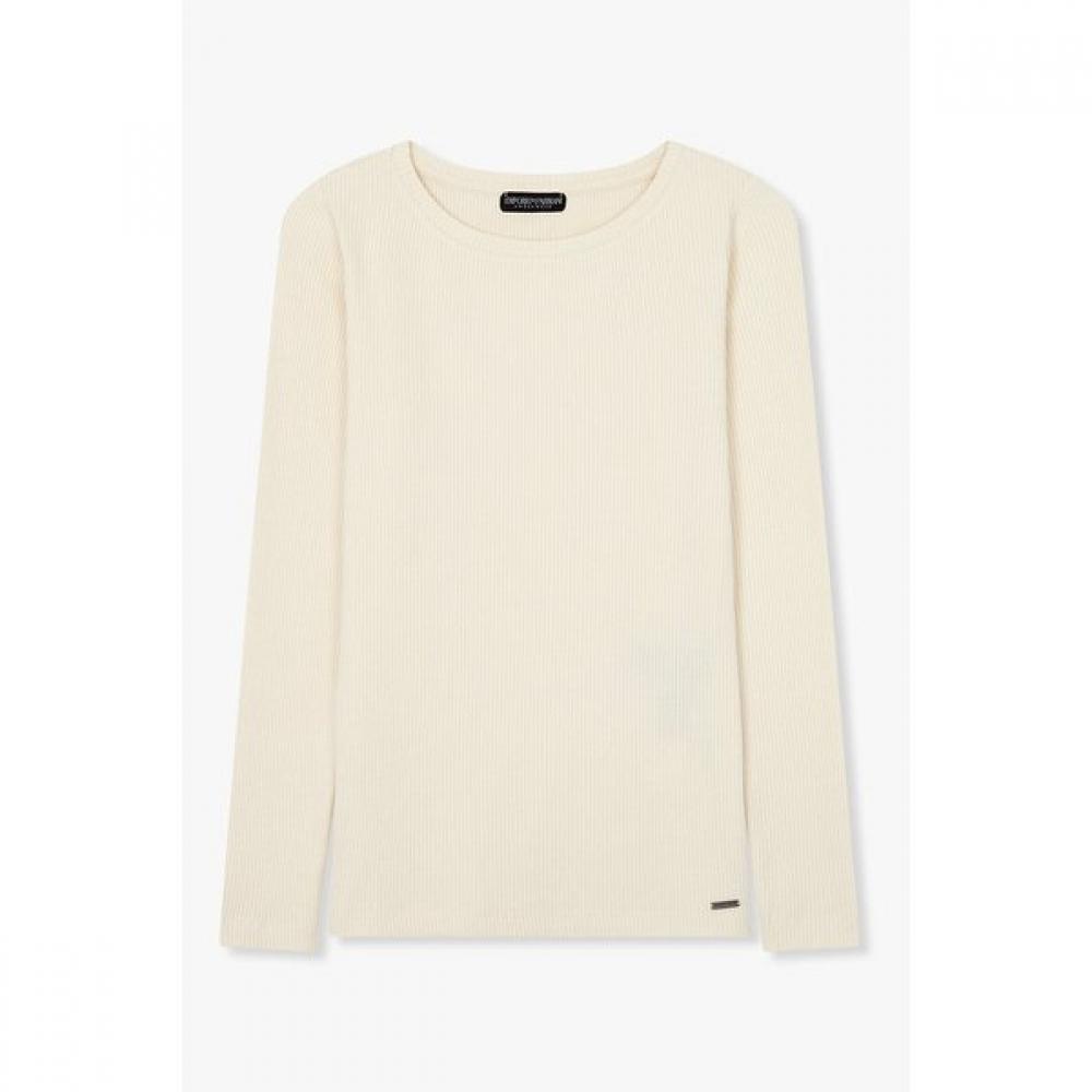 Emporio Armani Женский ребристый лонгслив для дома 0825334506 XS(85)