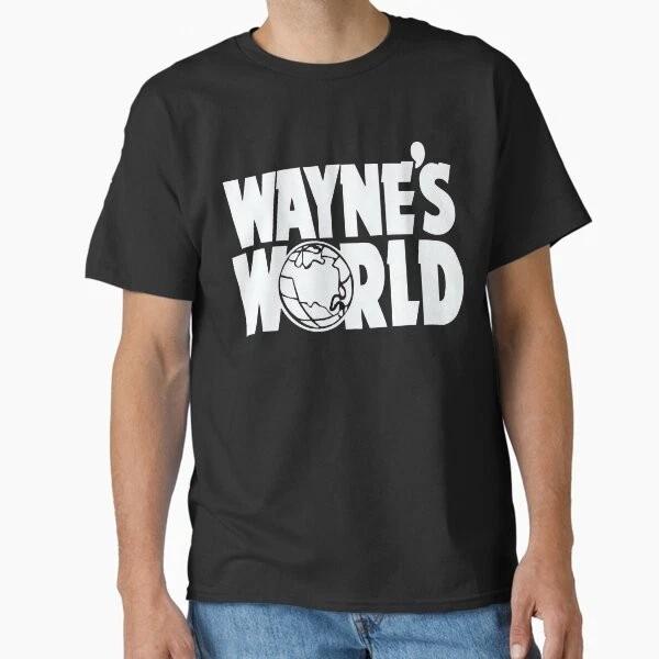 Waynes World Logo Classic Classic TShirt Made In UsaAus TShirt S2xl S