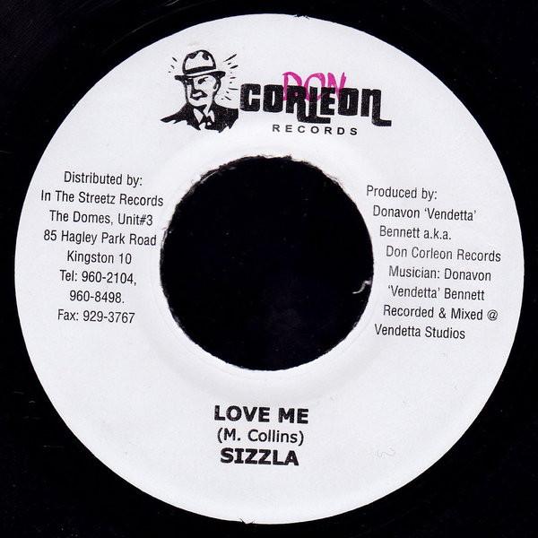 7inch Record SIZZLA - Love Me none Don Corleon Rec 2003 Jamaica Reggae, Ska & Dub Used