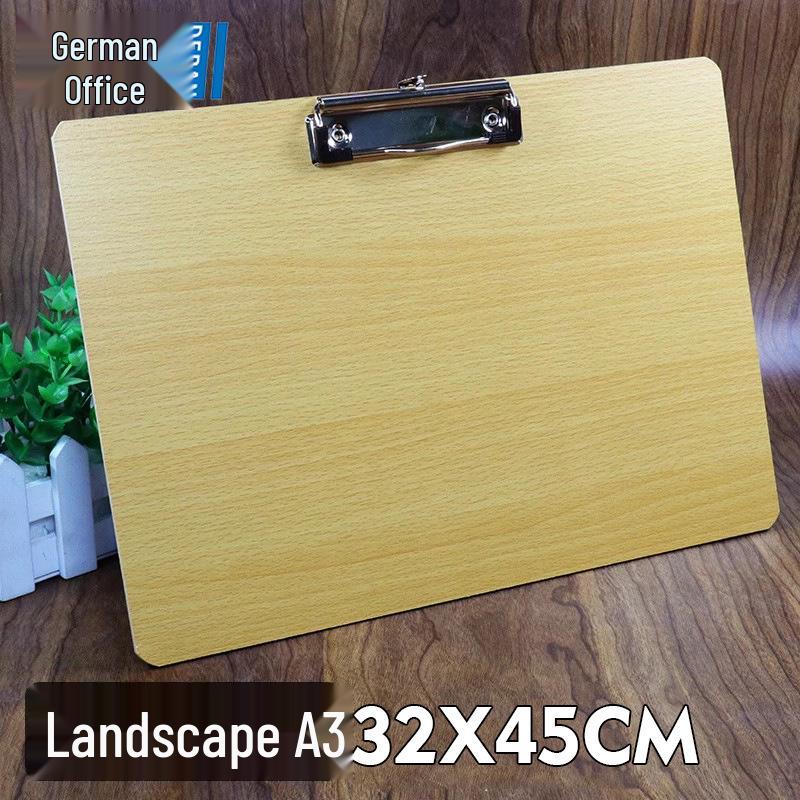 5 Wooden Clipboards Set: Includes 4 Clipboards with Pen Holders, 5 Writing Pads, and 16 File Boards for Restaurant Order Management