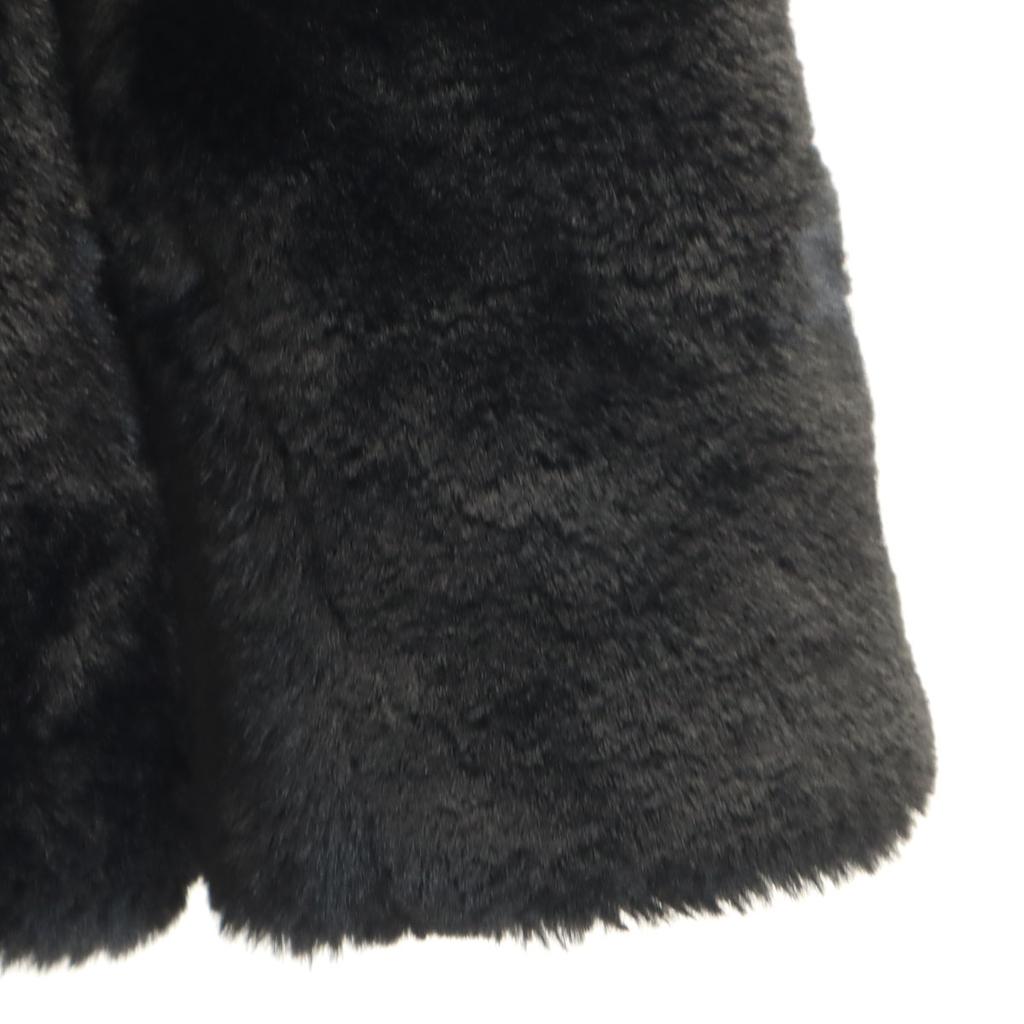 Gap Fake Fur Coat XXS Black Women Used