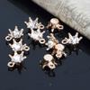 Engood 100Pcs Rhinestone Buttons Sewing Trim & Embellishments Craft Buckle DIY Pendant for DIY Hair Apparel Accessories ZJ41