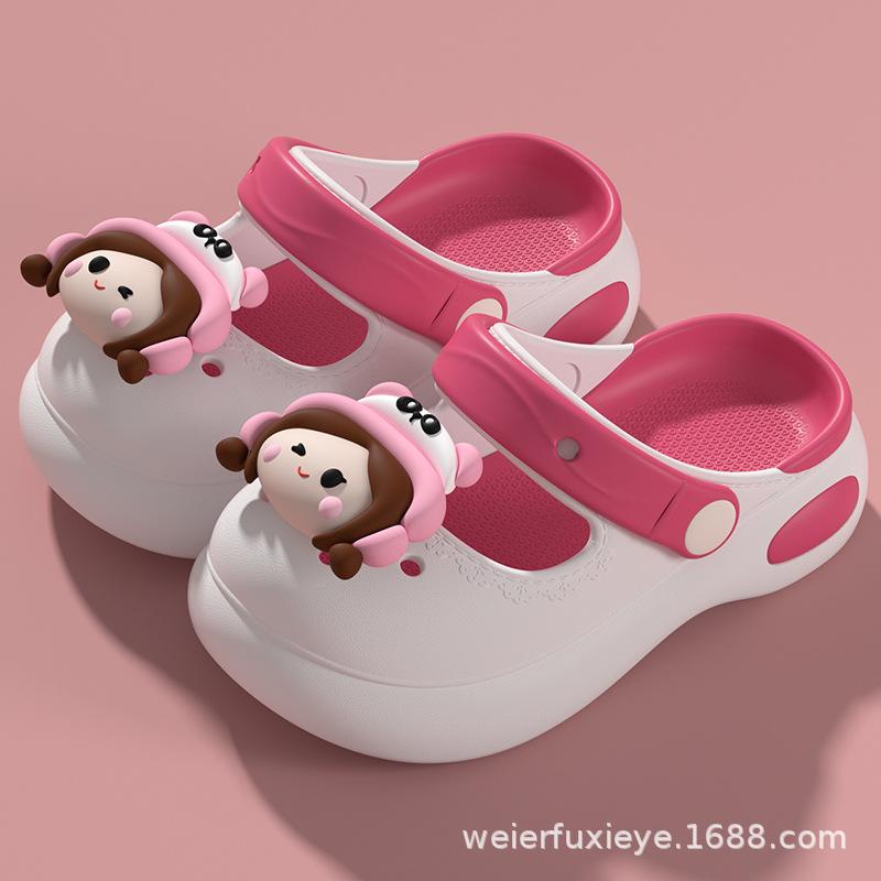 

Children s Summer Cartoon Princess Clogs for Girls, Cute Baby Non-Slip Soft Sole Sandals for Outdoor Wear 17Code【Inner Length16.5
