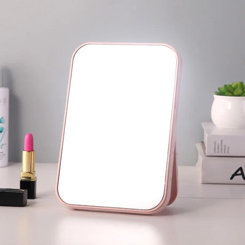 High List Size Large Makeup Mirror Desktop Folding Dressing Tool Portable Suitable for Girls To Make Up At Home