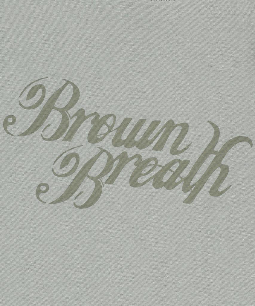 BROWNBREATH W Cut Out Tee - Gray