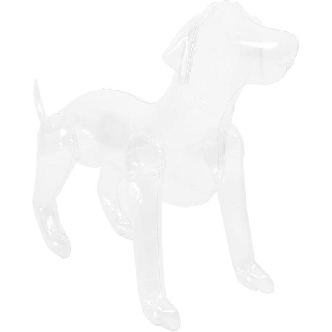 3pcs Inflatable Dog Mannequin Display Stand for Pet Clothing, PVC Dog Model Shop Display Pet Store for Home Store Use