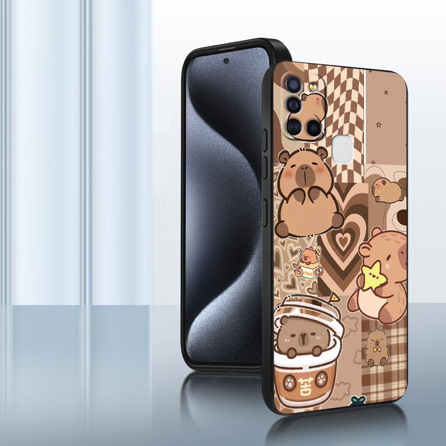Hülle für Samsung Galaxy A16 A40 A17 A05 A06 A04 A70 A50 A13 A20 A12 A15 Funda Handyhülle Niedliches Capybara