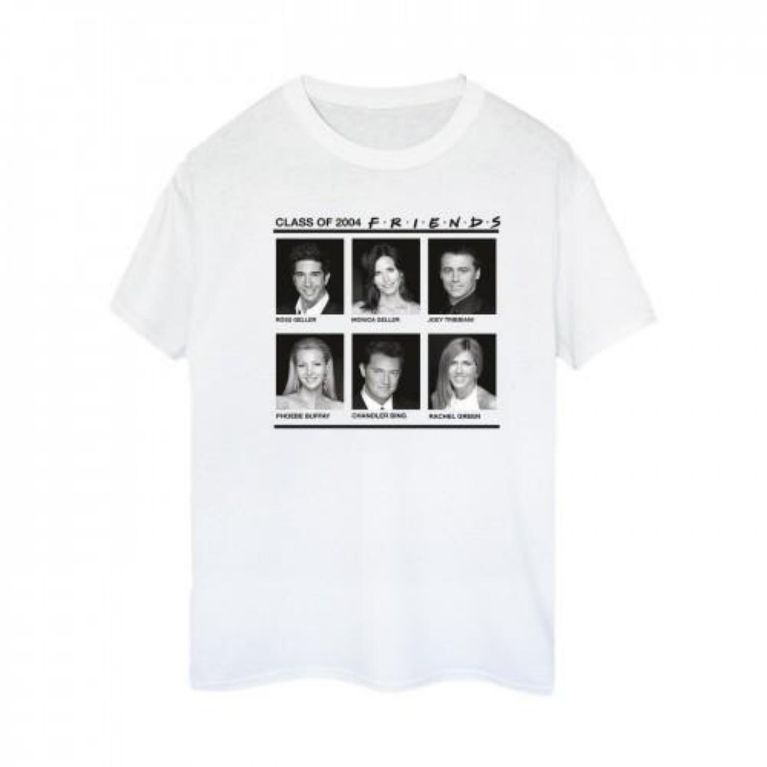 Friends Womens_Ladies Class Of 2004 Cotton Boyfriend T-Shirt XXXXL