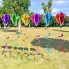 40cm Balloon Hot Air Balloon Spinner Rainbow Random Color Striped Tie Dye Pinwheels
