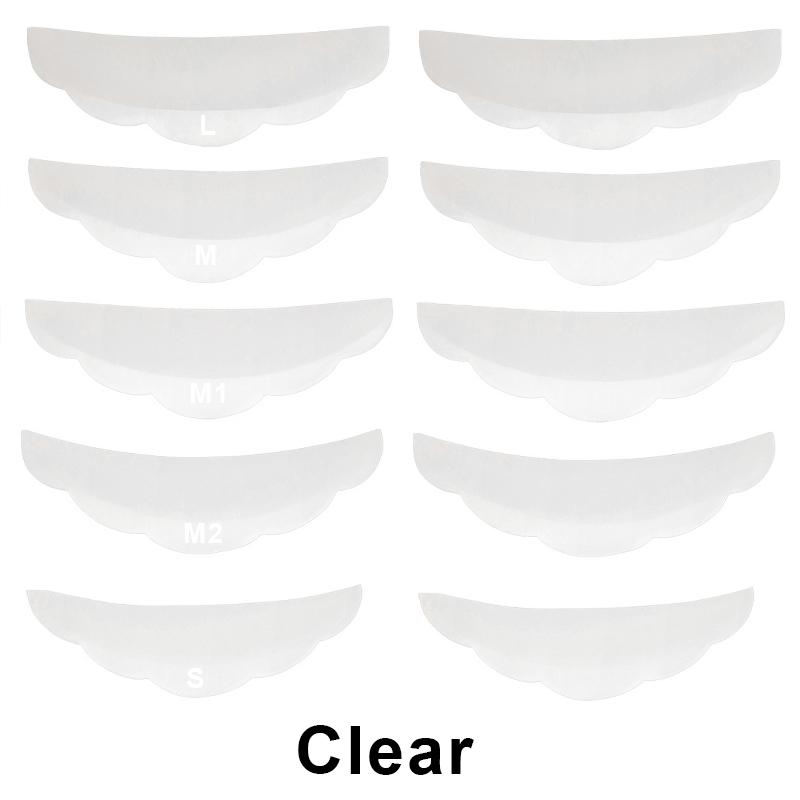10Pcs False Eyelash Perm Pad Kit Lash Lift Silicone Protection Pads Eyelash Extension Lifting Curler Perming Shield Patch Tools