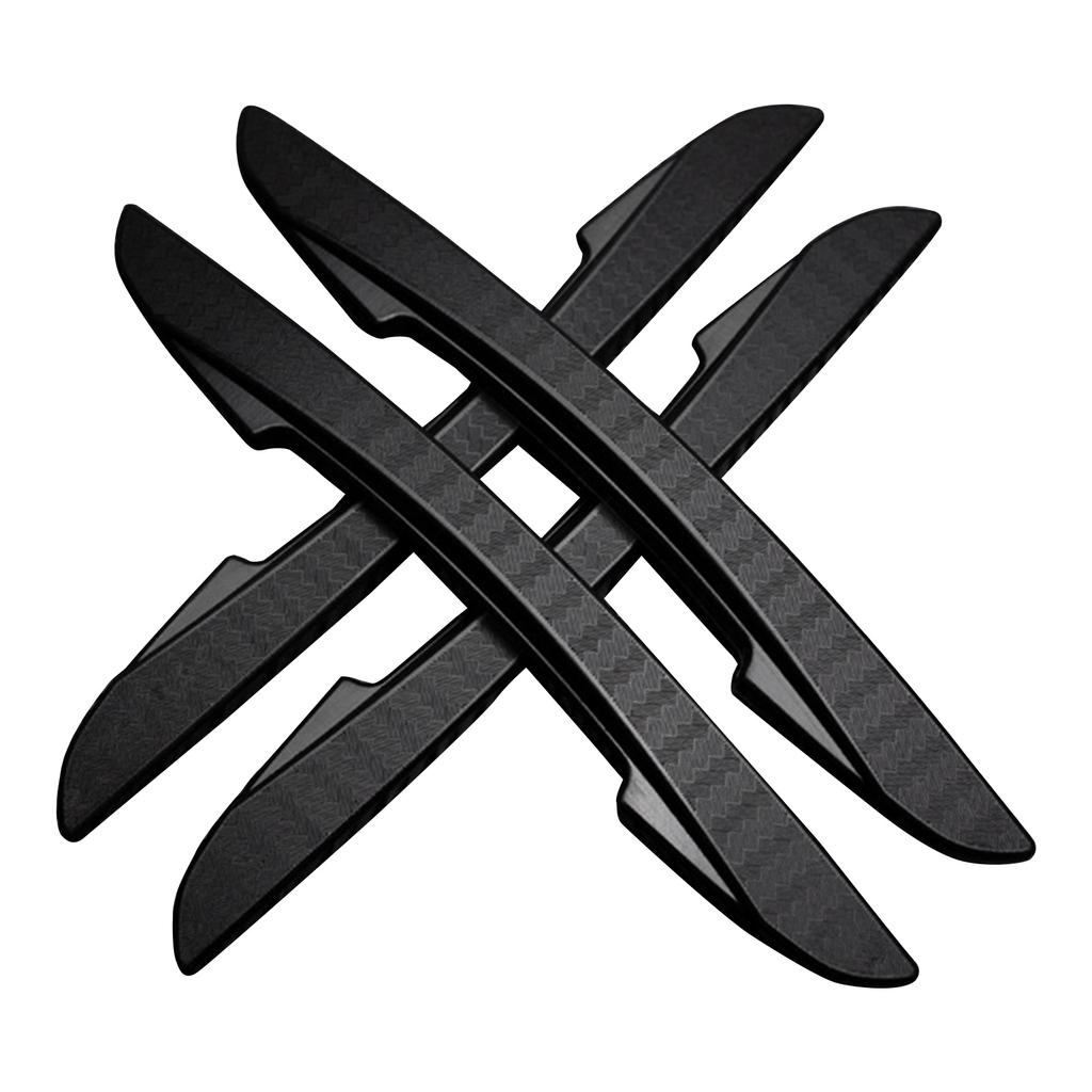 4 Pack Car Door Edge Protective Bar Strips Stickers Prevent Scratches Extend Door Lifespans Parking Safety Everyday Use