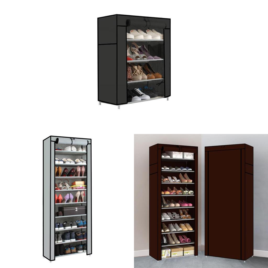 Simple Entryway Shoe Rack With Removable Support For Home Organization