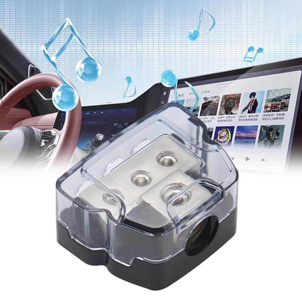 4/8AWG Out 2/3/4 Way Wire Distribution 4/8GA Out Distribution Block Distribution Block Junction Box Car Audio Wiring Accessories