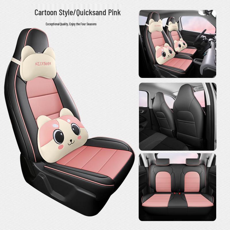 Leapmotor T03 Full Leather Car Seat Cover - All-Season, Universal Fit