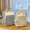 College Ins Cute All-matching Schoolbag Female Japanese Students Large-capacity Backpack Transparent PVC Star Pain Bag