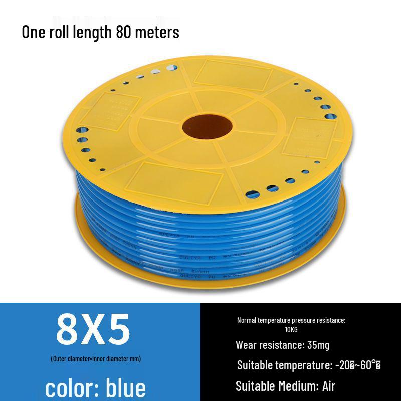 High-Pressure 8MM PU Pneumatic Air Hose for Air Compressors