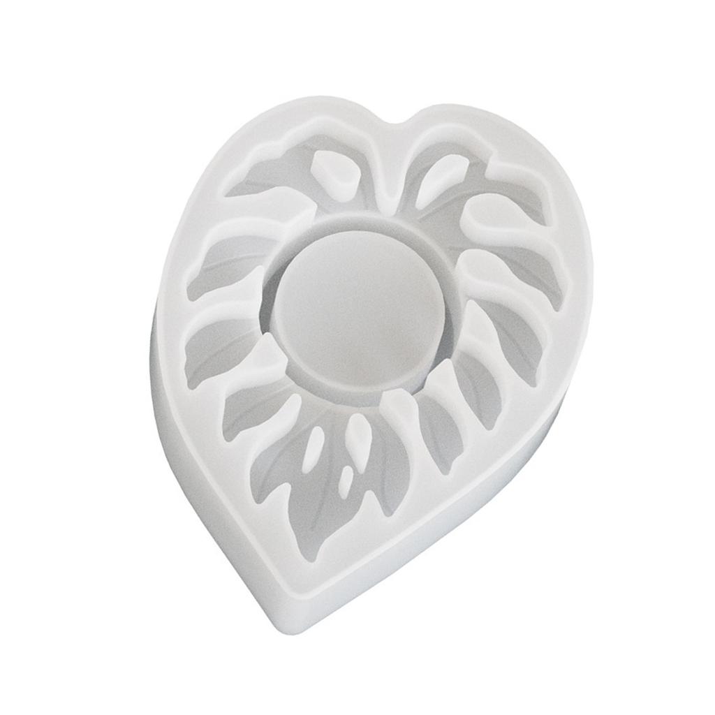 Roztomilost Rostlinné svícny Formy Silikonové Řemeslné Formy Tvar Listu Formy na Základnu Svíček Silikonová Textura pro Řemesla