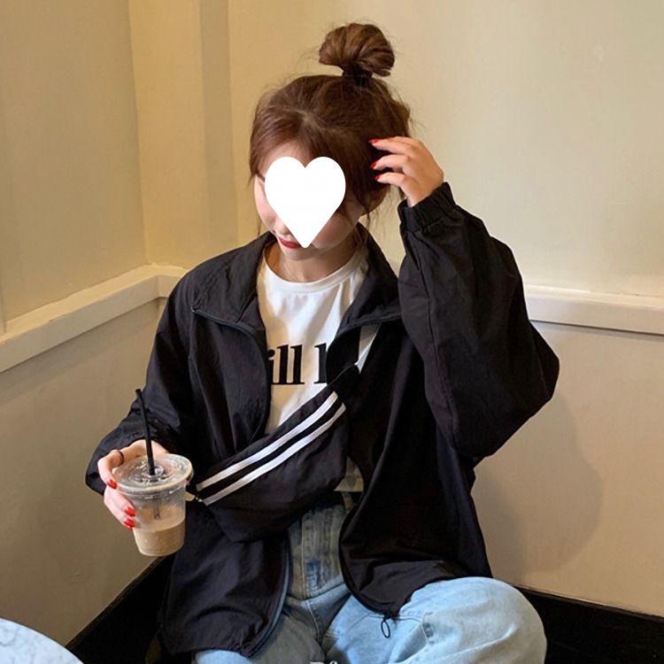 2021 Women's Korean Style Retro Long Sleeve Sun Protection Jacket