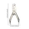 Office supplies metal hole punch manual hole punch student stationery paper card small round hole flipbook document binding