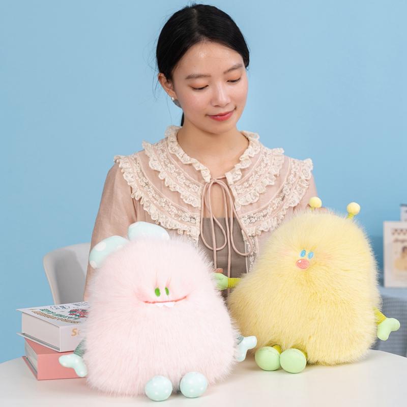 1025cm Flauschiges Monster Puppe Plüschtier Kawaii Humanoider Gruseliger Cartoon Plüschtier Bunte Dekorations Requisite Geschenk