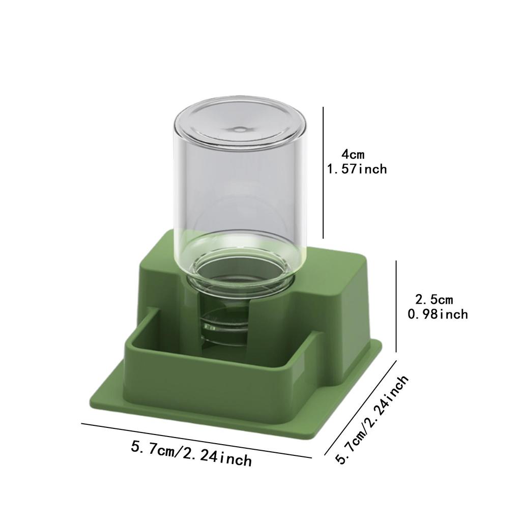 Automatic Reptile Water Dispenser Tortoise Waterer Habitat Decor Save Space Reptile Watering Bowl for Hamster Chameleon Gecko