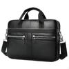 '' Men PU Leather Handbag, Laptop Bag Travel for Office Handbag