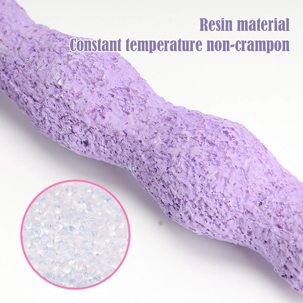 Pet Claw Grinding Stick Bird Cage Perch Stand Stick Parrot Stand Rod Claw Grinding Cleaning Toy Bird Perch Resin Stand 12cm