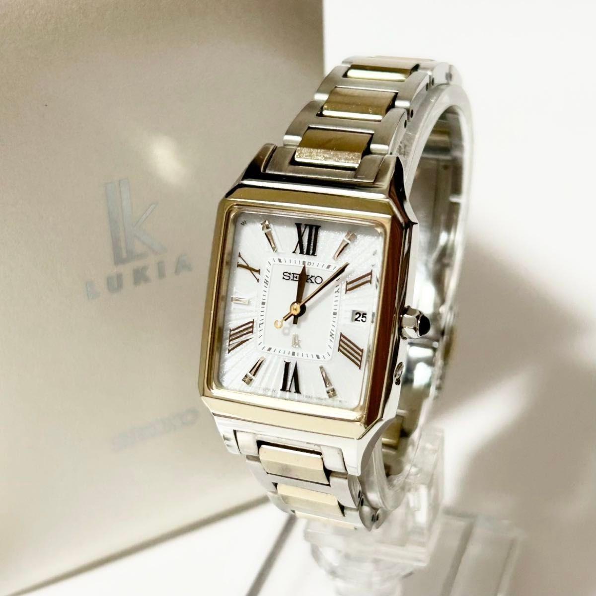 SEIKO Rukia 1B32-0AL0 Радио-Солар Белый Циферблат Женские Часы