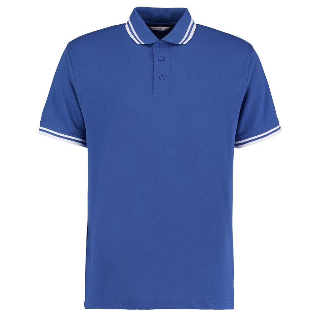 Kustom Kit Mens Tipped Piqué Short Sleeve Polo Shirt