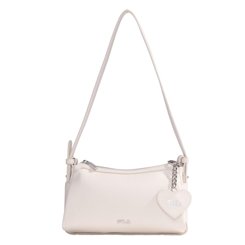 

FILA Original Fashion Minimalist Classic Retro Commuting Travel Elegant Versatile Practical Adjustable Shoulder Strap PU Crossbody Bag F53W629164FWT Original Box,Ice Cream Color