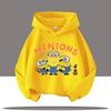 Kids Hoodie The Minions Cartoon Character Walking Print Long Sleeve Sweatshirt Autumn Winter Casual Sport Pullover Tops for Daily Outdoor Activities