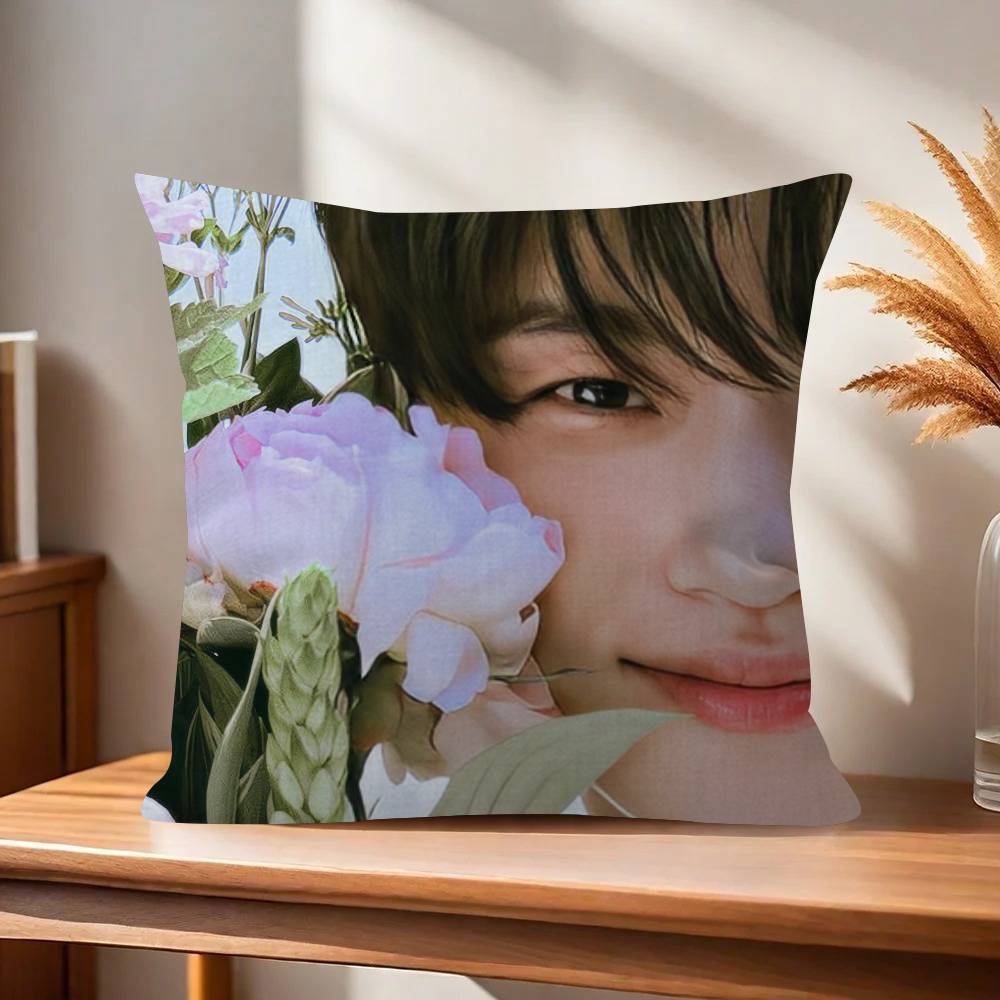 Korean Celebrity Byeon Wooseok   Pillowcase toon Gift Cushion Cover Bedroom Home Sofa Chair Seat Decor pillow case